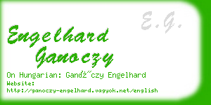 engelhard ganoczy business card